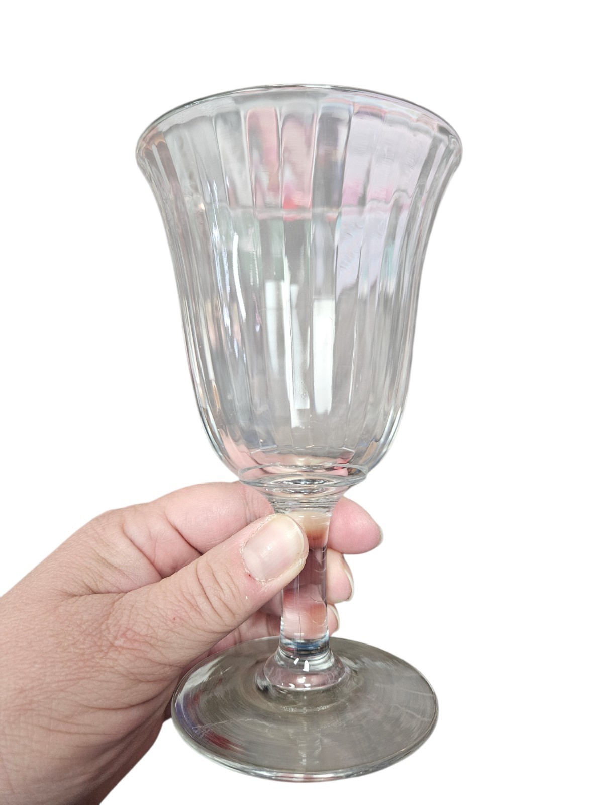 Full Set Antique 1903 Heisey Crystal Water Goblets (6)