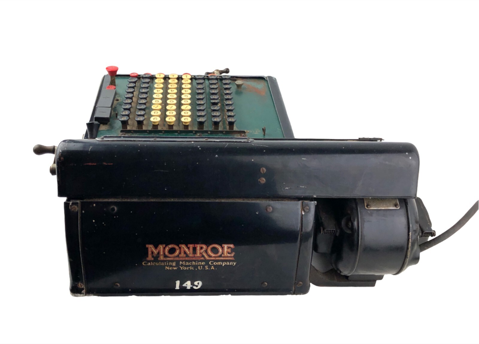 Vintage Monroe High Speed Adding Machine Calculator Model KA