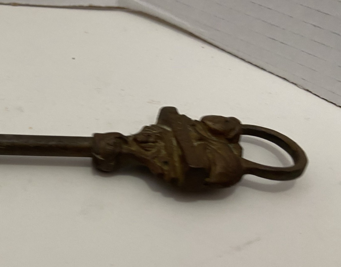 ANT VTG Brass Toasting Fork Decorative Chester Imp 4 Prong 20″ Long