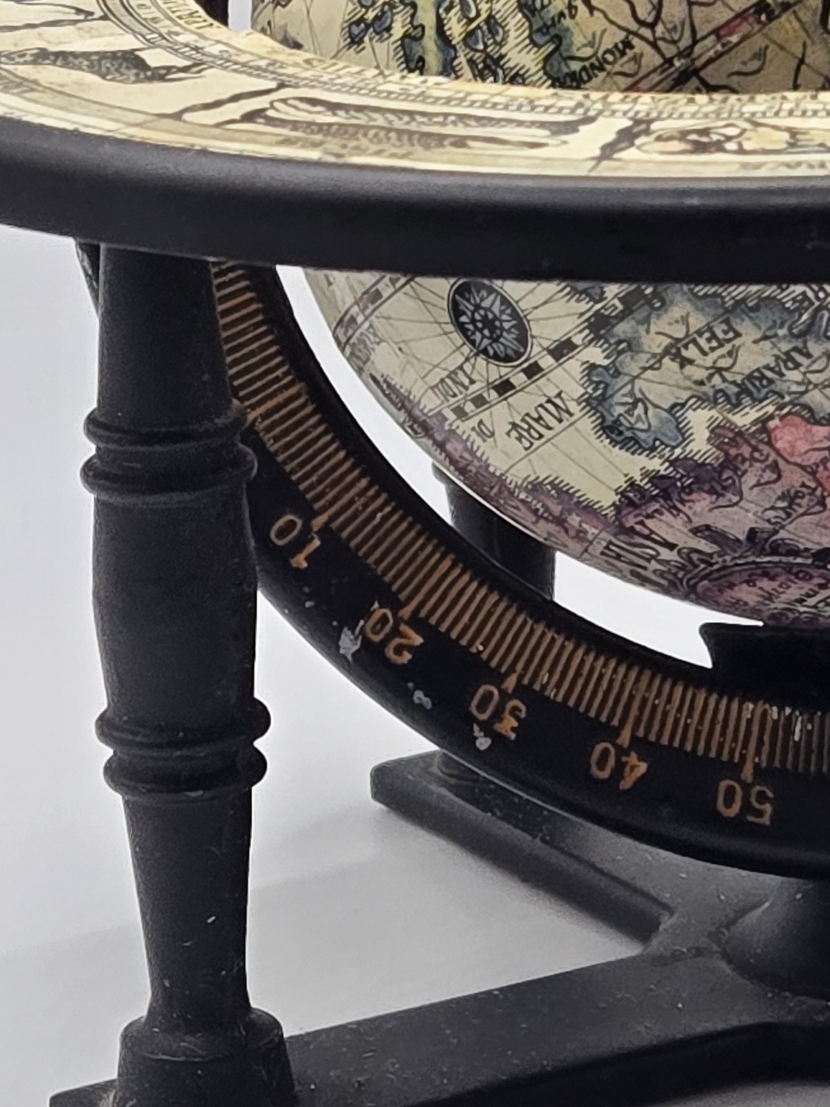 Decorative Vintage Rustic Terrestrial Astrology Tabletop Desktop Globe