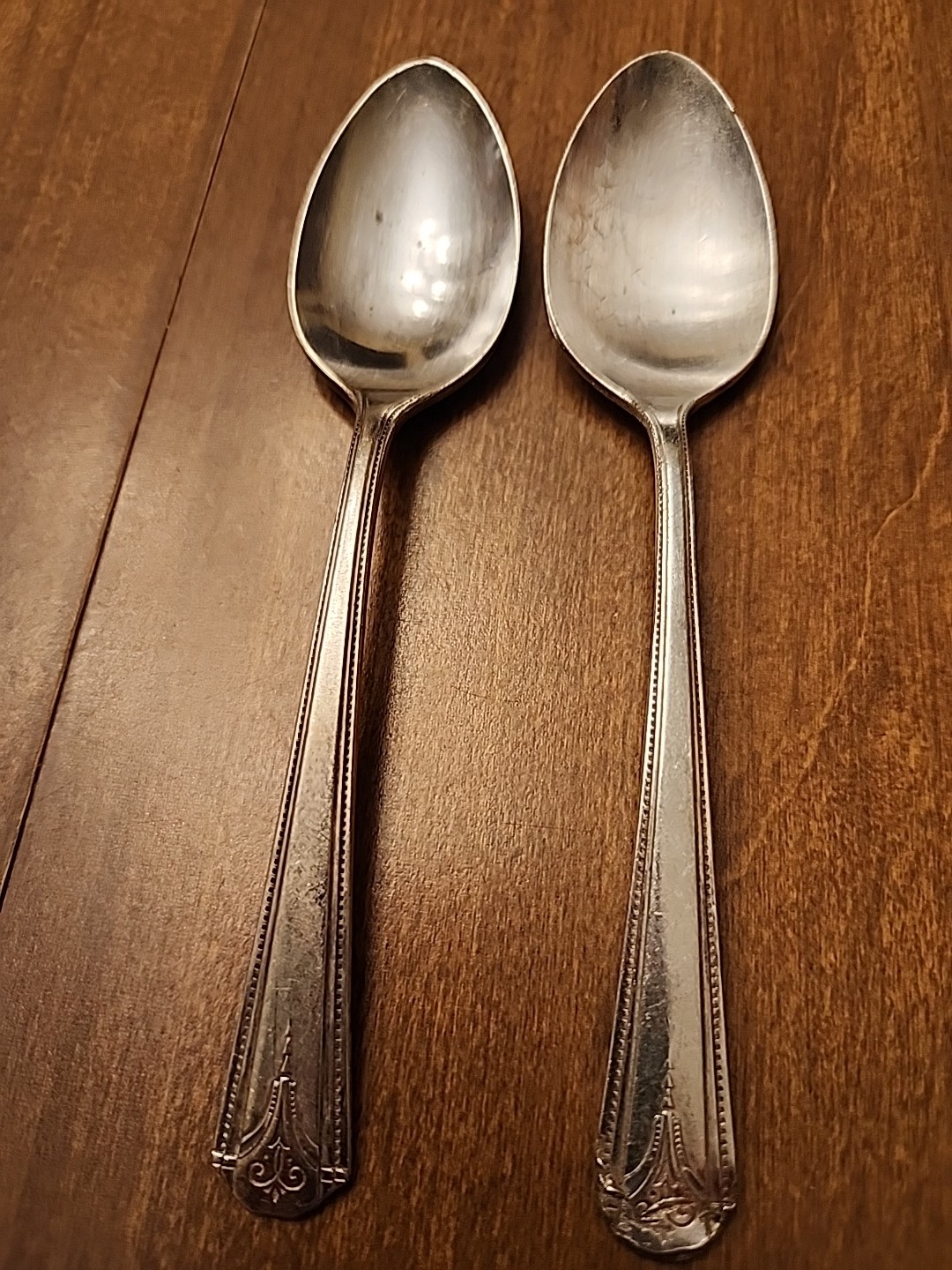 Antique Oneida Simeon L George H Rogers Co Xtra Silverplate Teaspoons Flatware