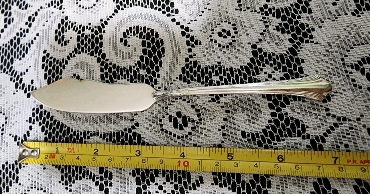 GORHAM ART DECO c1930 LADY CAROLINE SILVERPLATD “6 7/8” MASTER BUTTER KNIFE 🧈