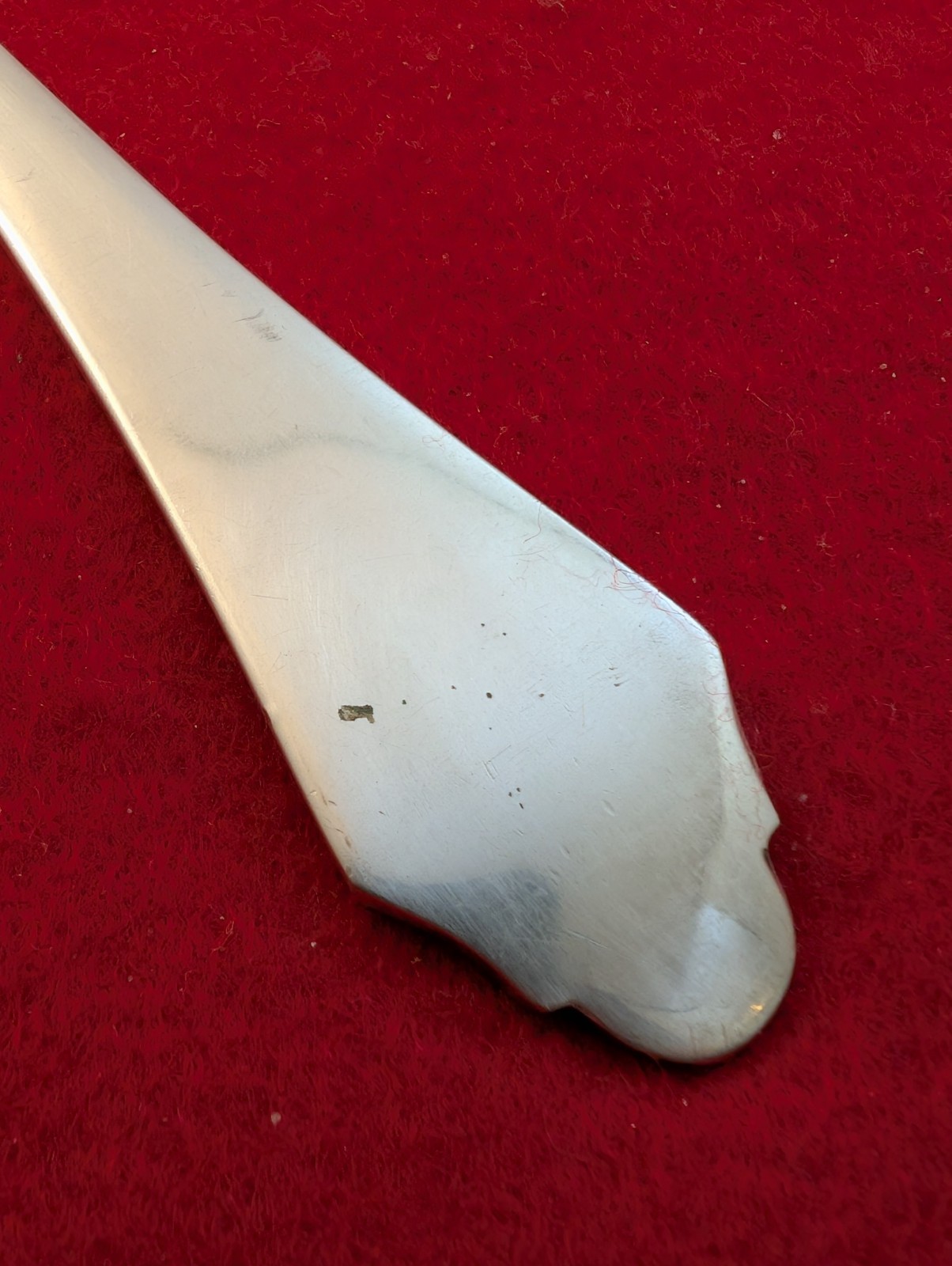 Georgian Pattern Silver Plate Casserole Serving Spoon 9 1/4″ Silverplate