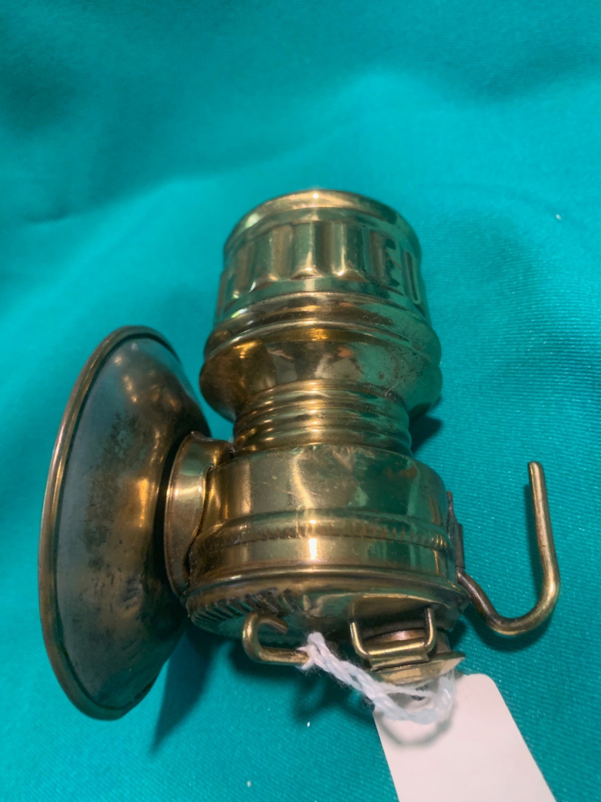 ANTIQUE Carbide Lamp by Universal Lamp Company. Last patent date 1925. MI-248