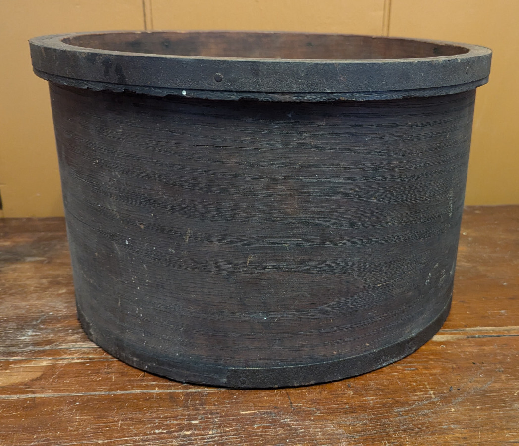 BEST Antique Wood Grain MEASURE Signed MADE FOR CH & ES GOLDBERG by E.B. FRYE NH
