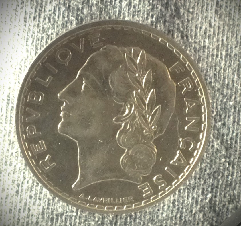1933 France 5 Francs