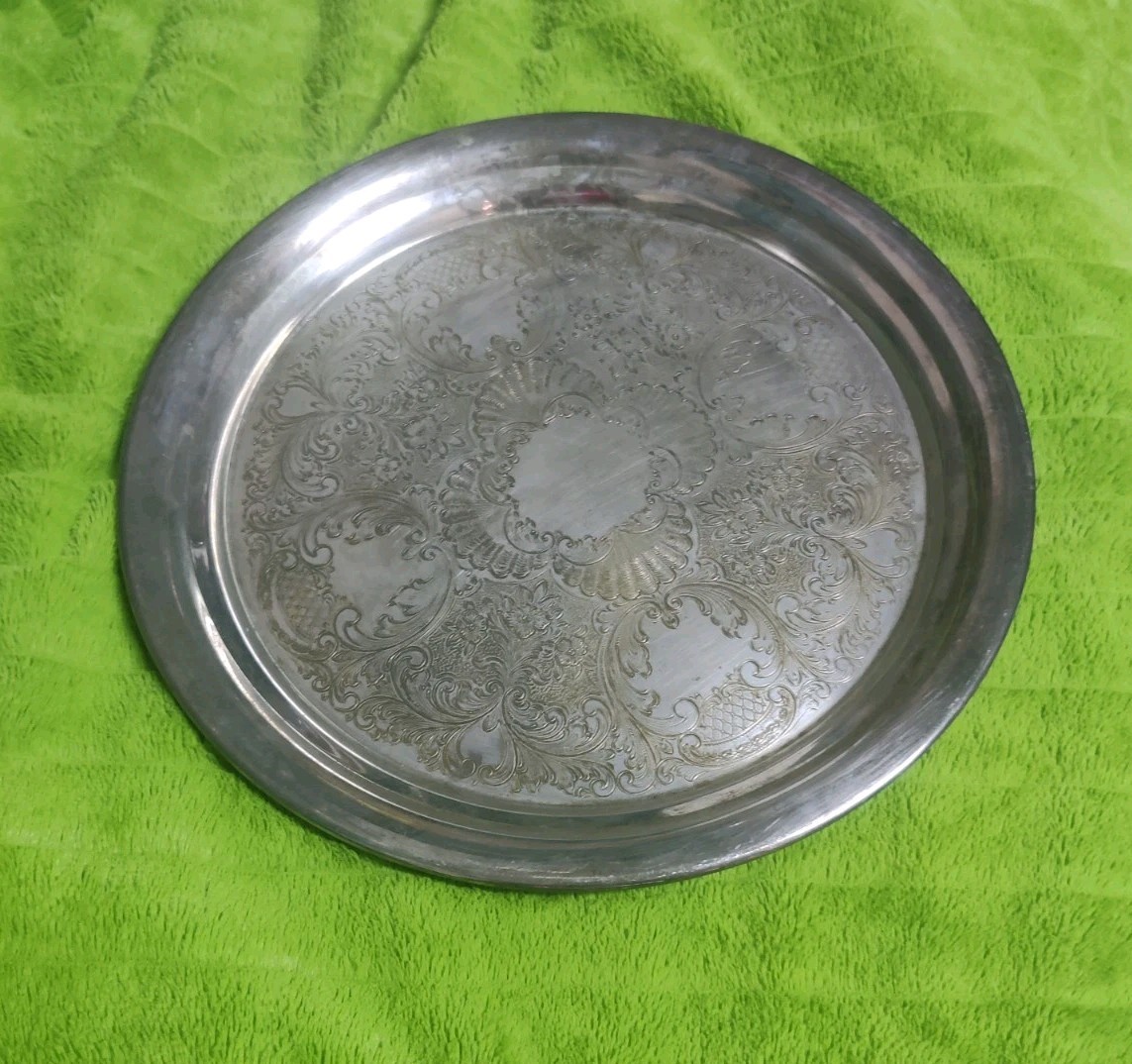 Vintage 13 inch Silver Platter Serving Tray