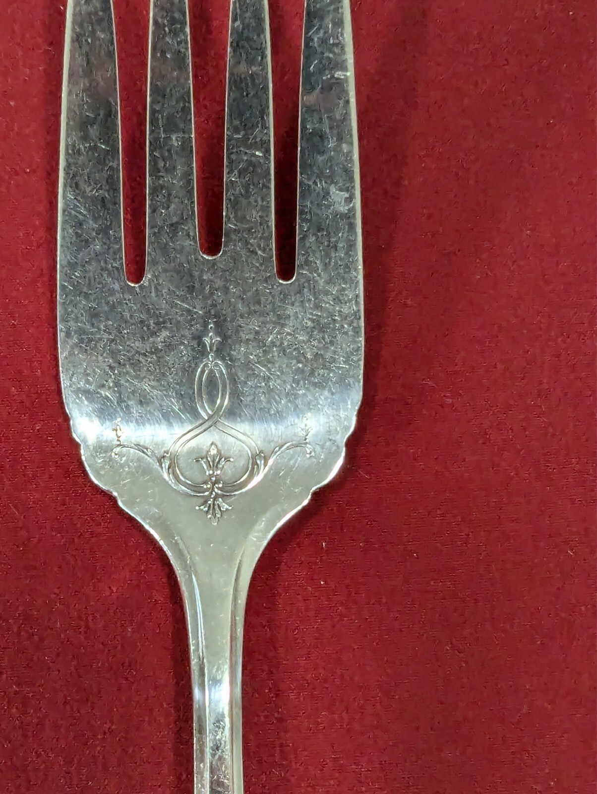 Continental 1886 Serving Fork Silver plate Flatware Silverware