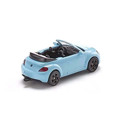 siku 1505, VW Beetle Convertible, Metal/Plastic Light Blue, Toy car for Children