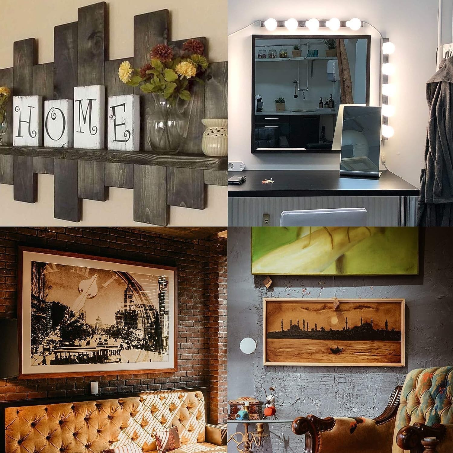 Aluminum Z Clips for Hanging Mirrors & Art
