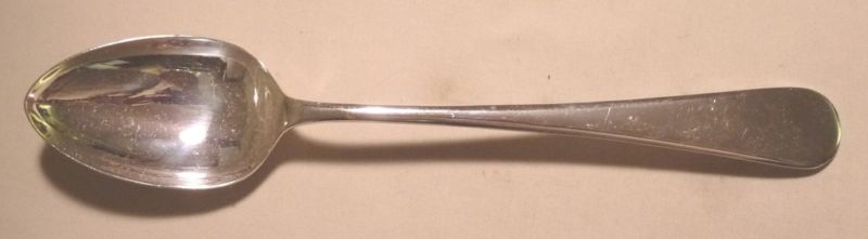 OLD ENGLISH PLAIN LARGE STUFFING SPOON by Francis Howard Sheffield