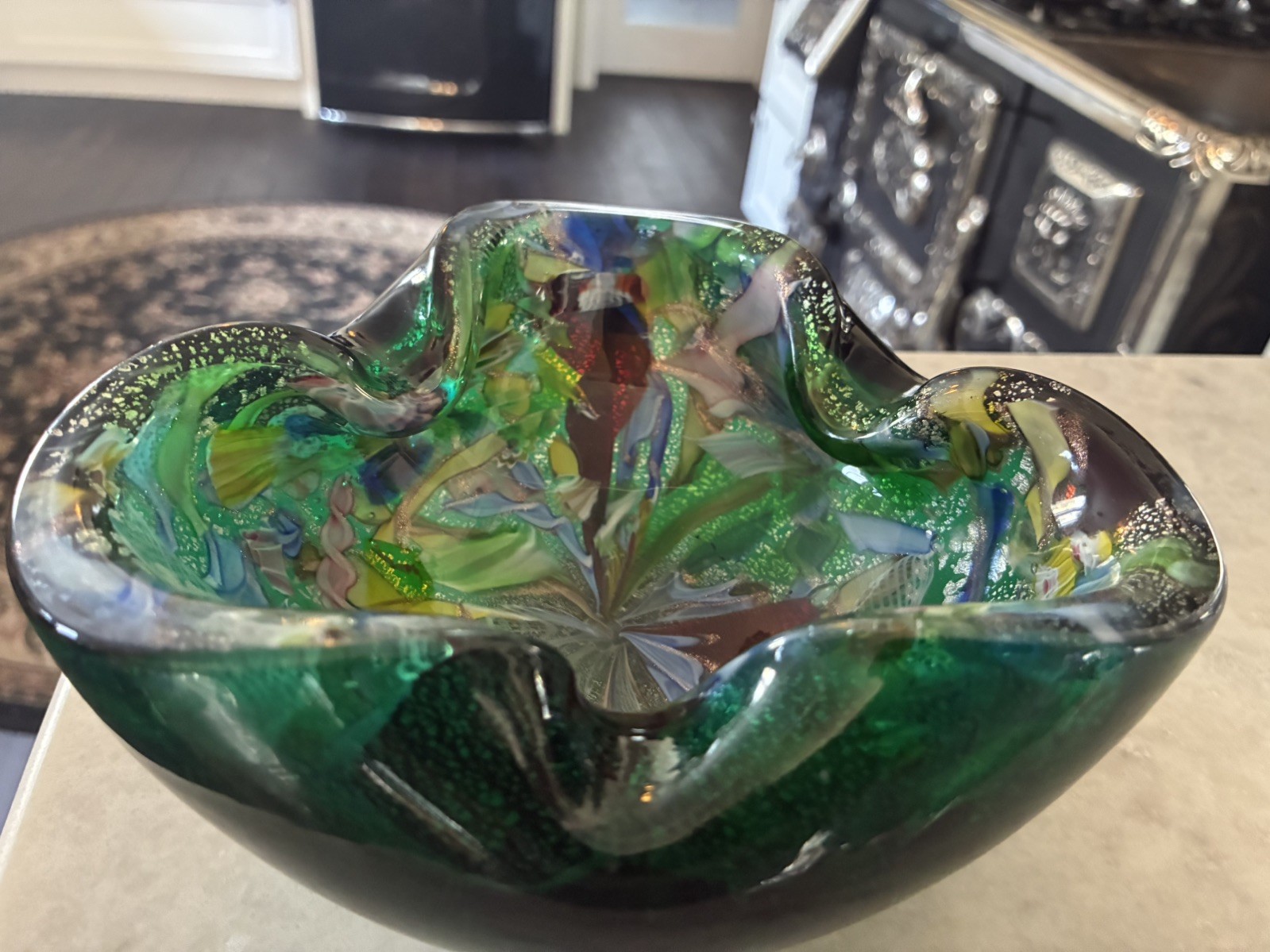 Murano Tutti Frutti glass bowl !