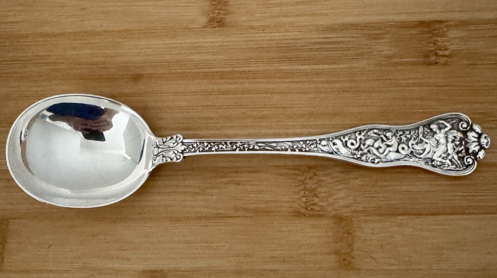TIFFANY OLYMPIAN STERLING 7 7/8” GUMBO SOUP SPOON CRISP OLD ONE BEAUTIFUL 3.1ozt