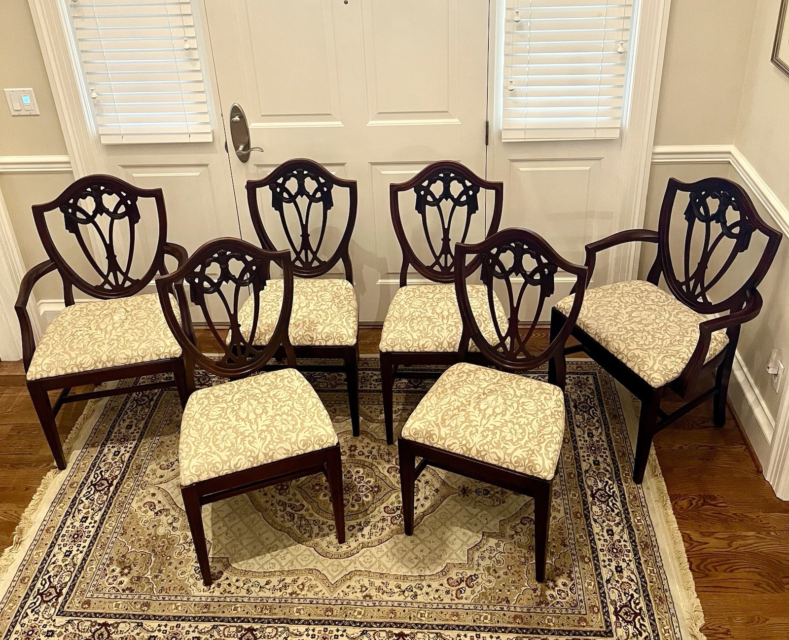 Chairs Dining Hepplewhite Vintage Thomasville