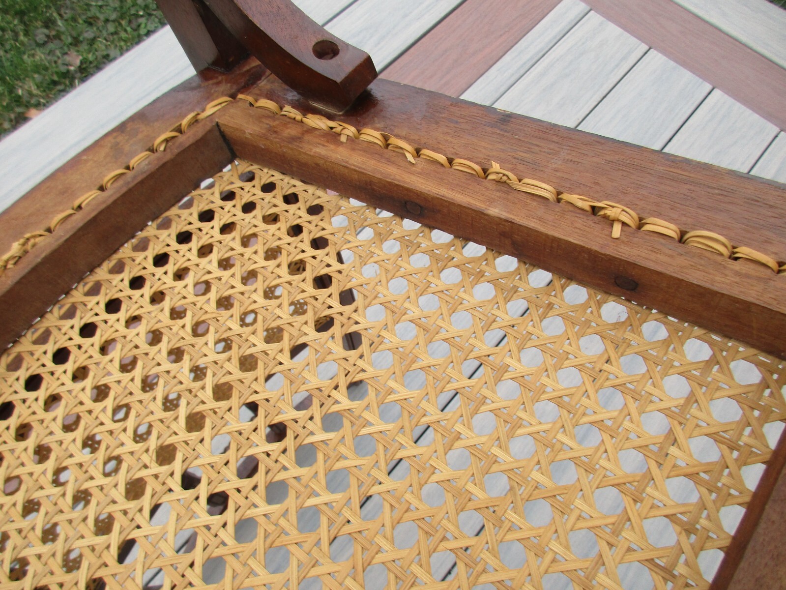 Antique Rocker Cane back rocking chair