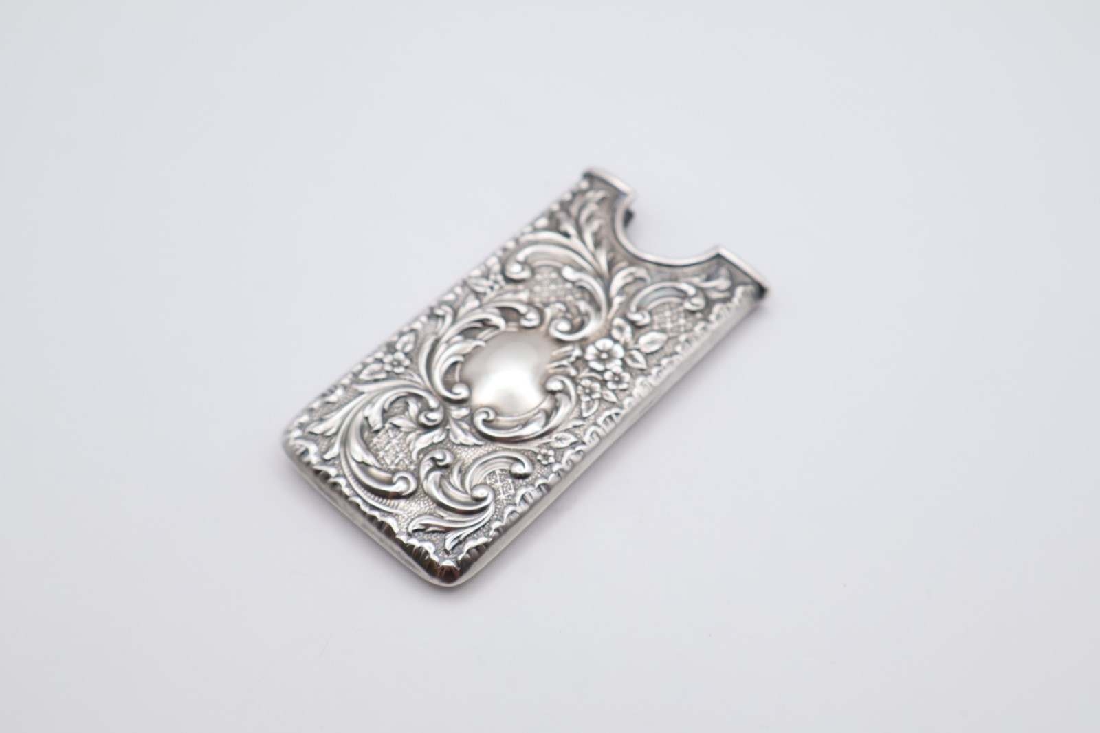 Antique Sterling Silver Calling Card Case Hallmarked Chester 1909