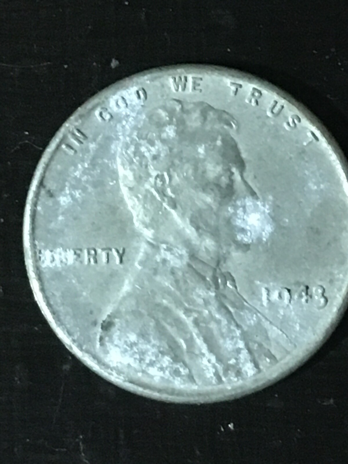 1943 P steel penny