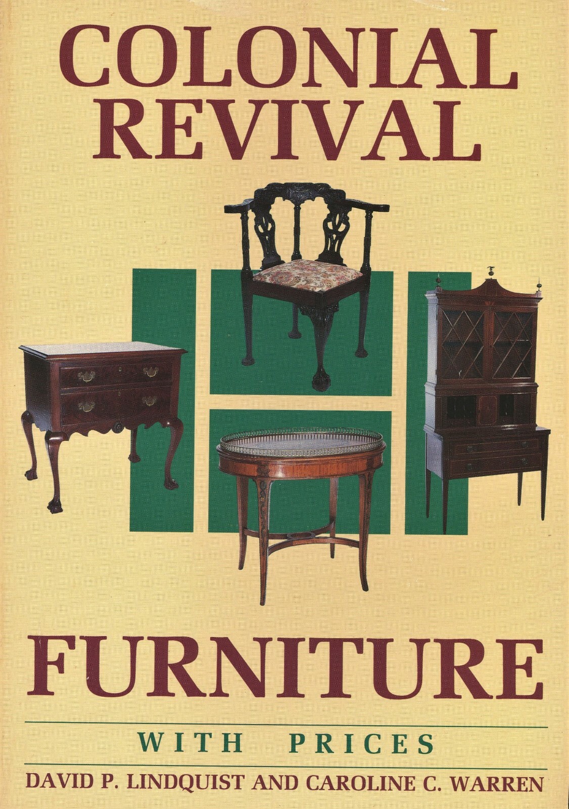 Antique American Colonial Revival Furniture Types 1870-1940 / Book + Values