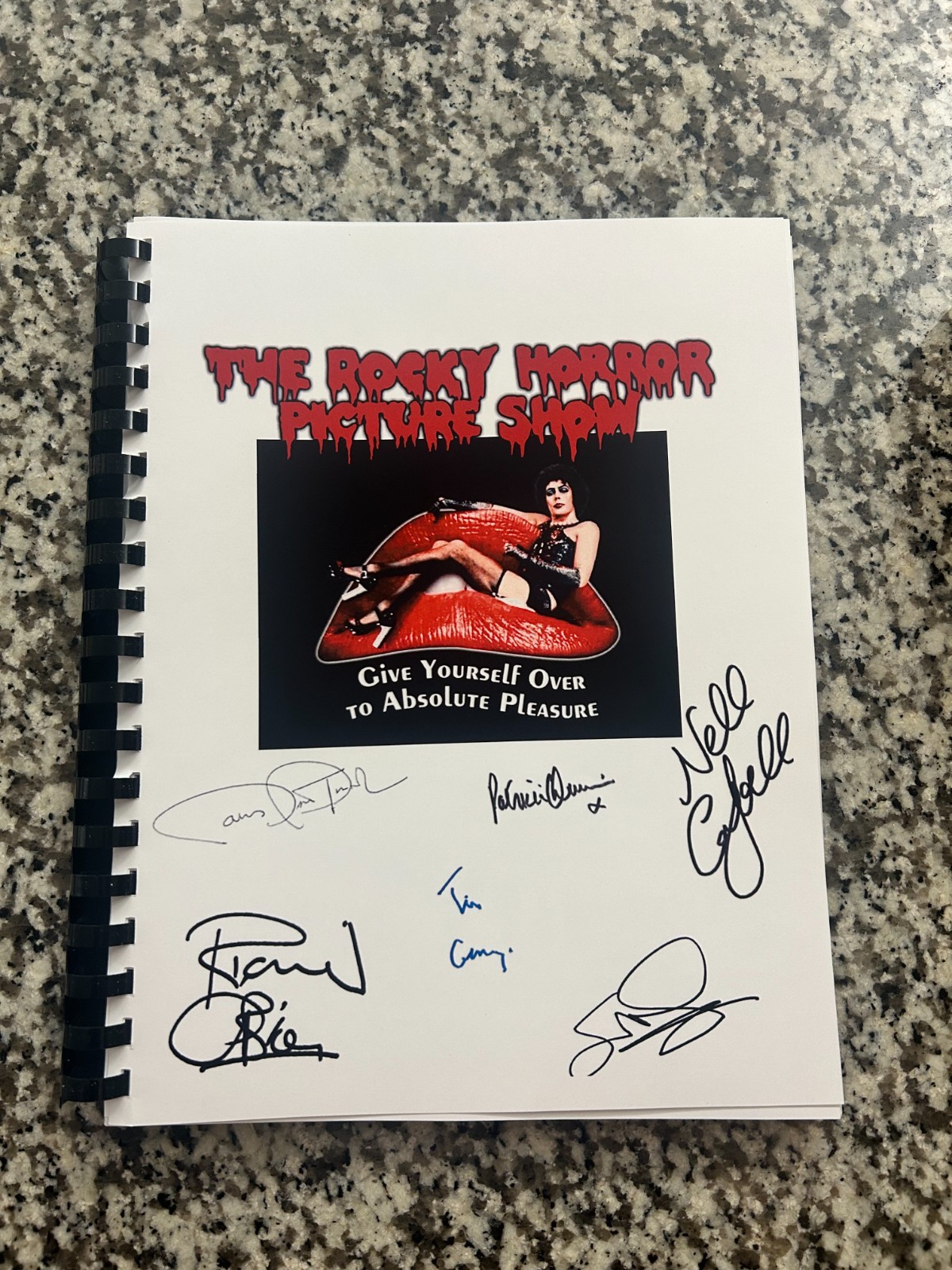 Rocky Horror Picture Show Horror Movie autograp Script Reprint Full Screenplay