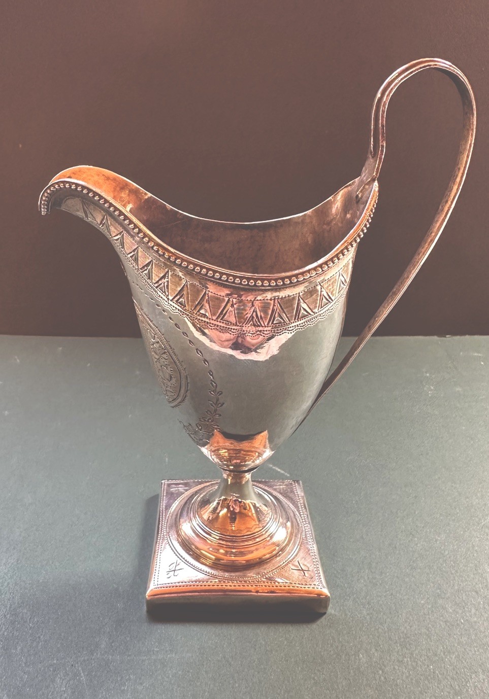 Georgian Hallmarked Solid Silver Jug 1791