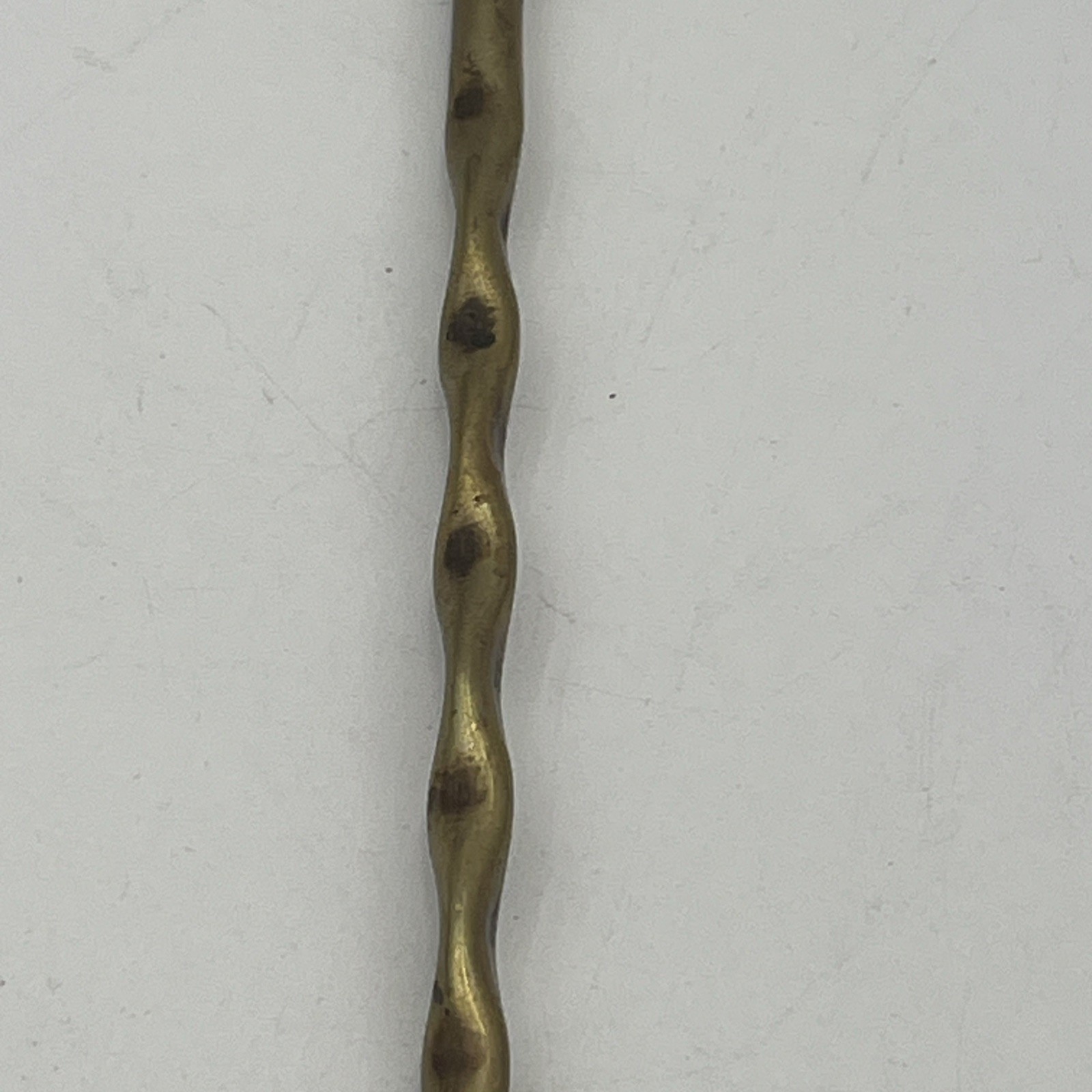 Antique Brass Fireplace Toasting Fork 19 inches long