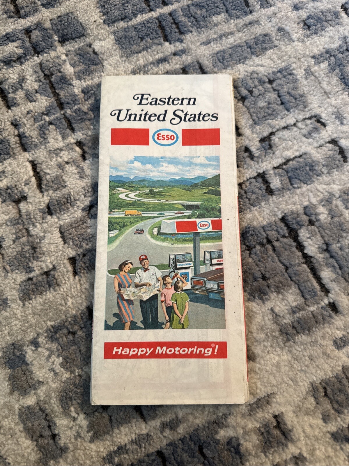 1951 ESSO Road Map Eastern UNITED STATES