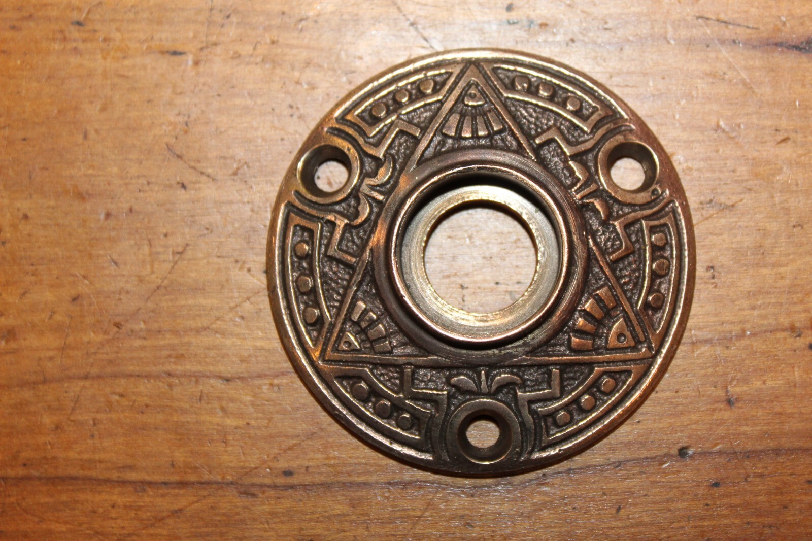 Antique Corbin H-21700 Cast Bronze Rosette C:1885 EE-81