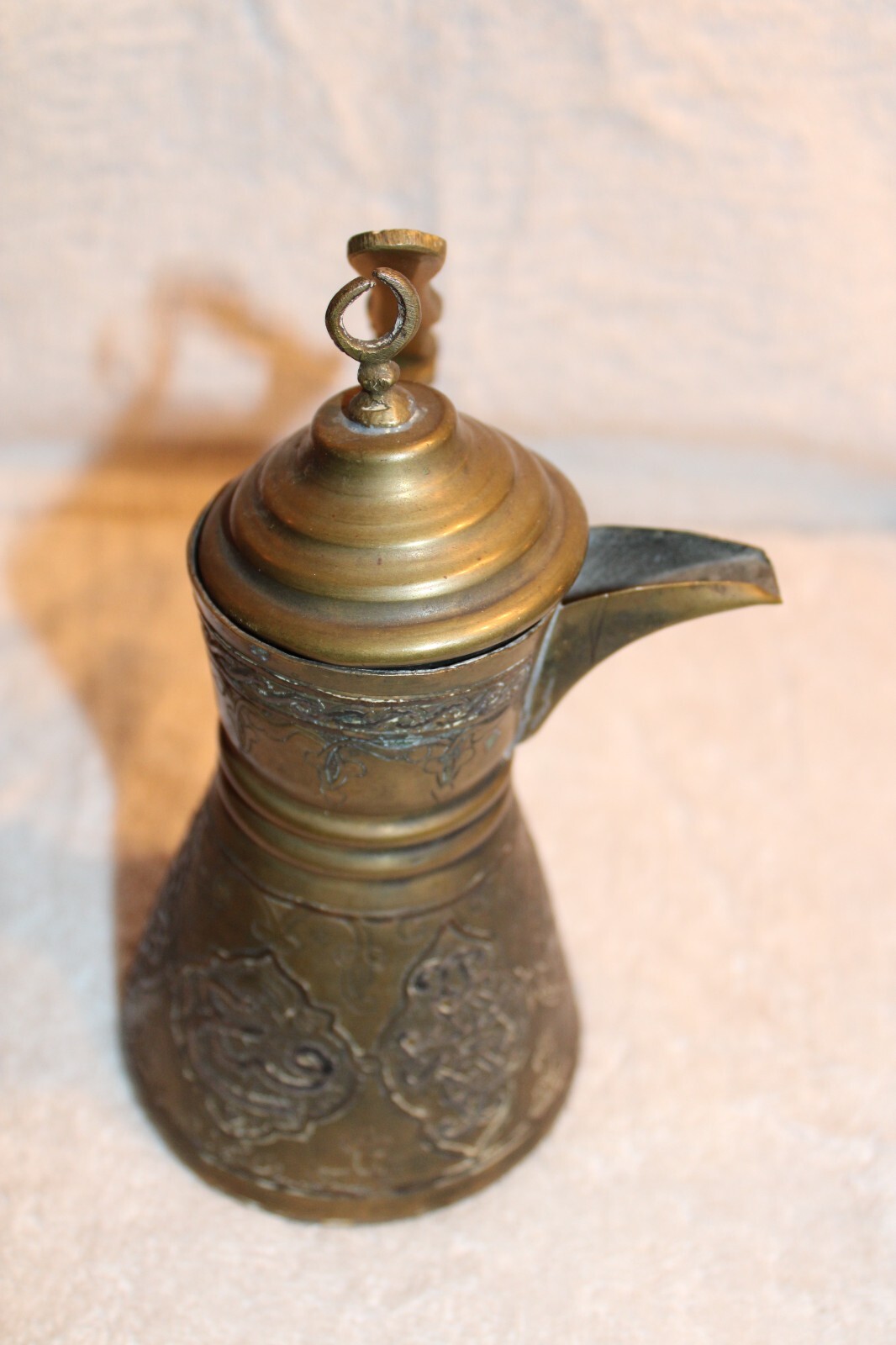 Nice Antique Cairo ware Cairoware Dallah Ibrik Coffee Pot Egypt Mideastern دَلَ