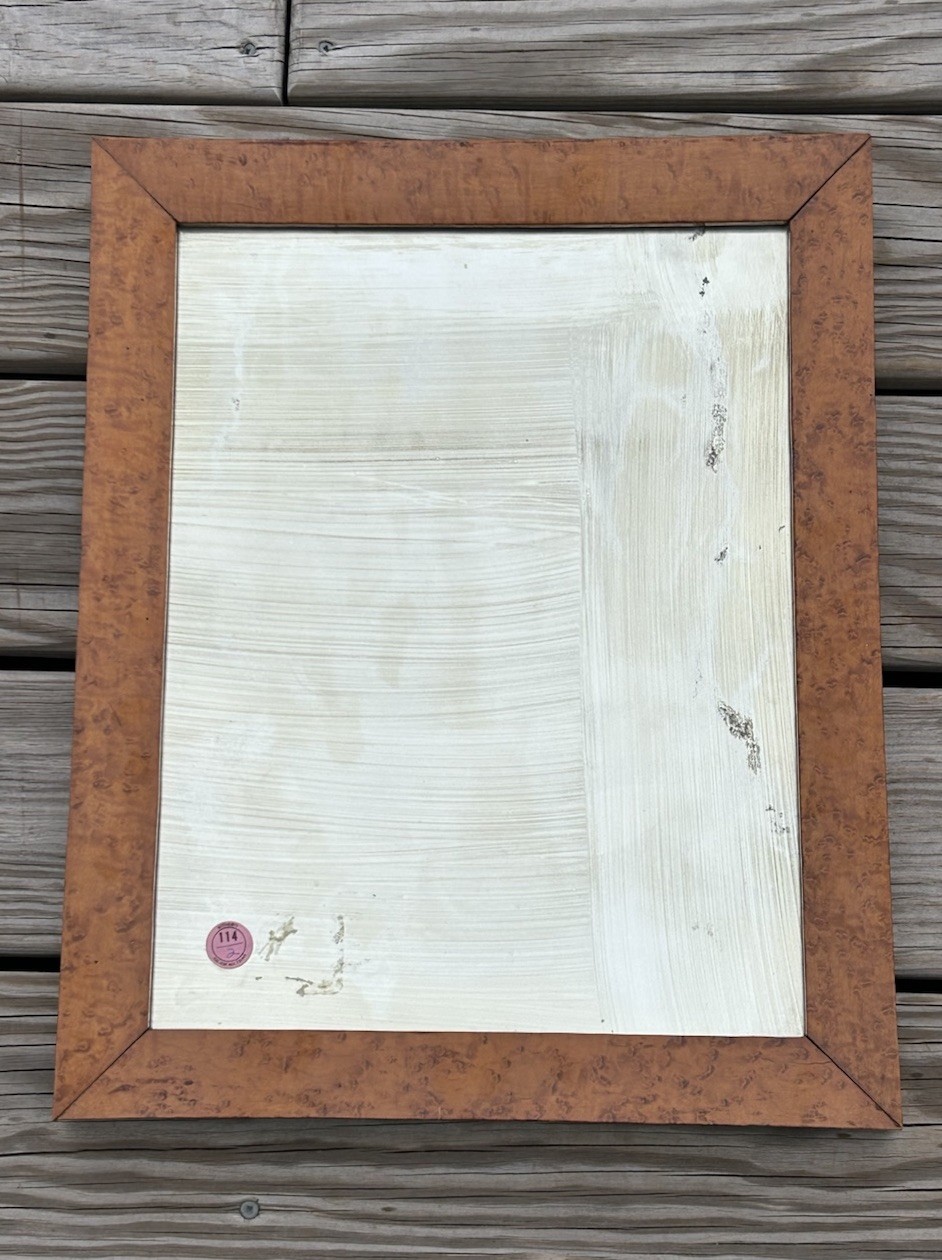Antique Original 18th-19th Century Tiger Maple Mirror ex Sotheby’s Distressed