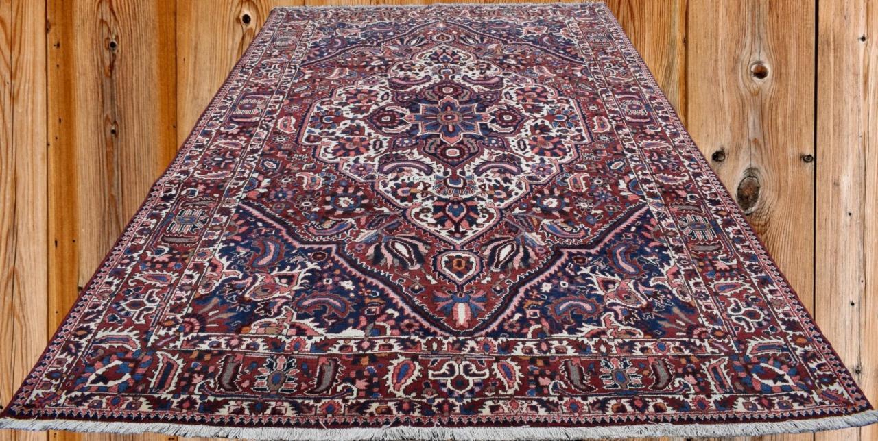 7’2 x 10’6 S Antique Vintage Hand Knotted Wool Area Rug Oriental Carpet 7 x 11