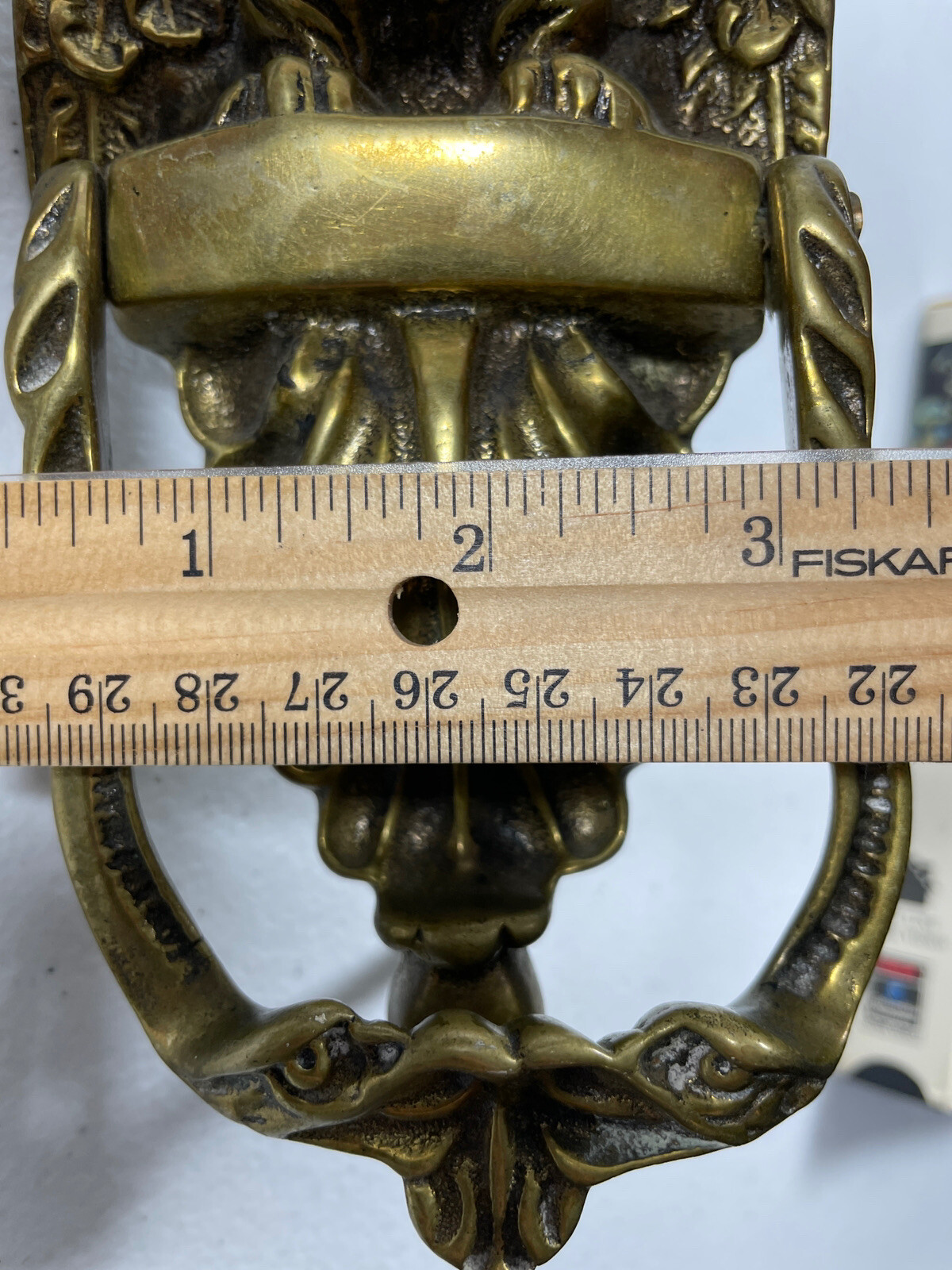 🔥 AMERICAN EAGLE 🇺🇸 BRASS FINISH CAST METAL DOOR KNOCKER