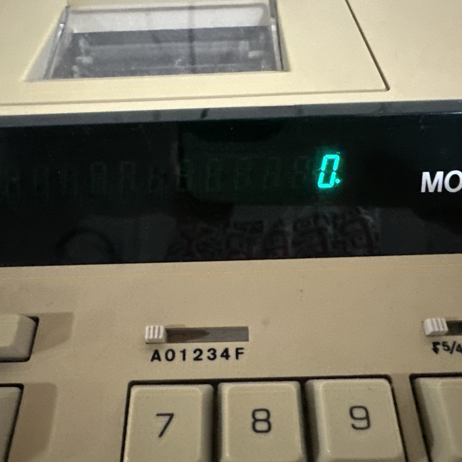 Vintage Monroe 122PD Electric Adding Machine Desktop Calculator