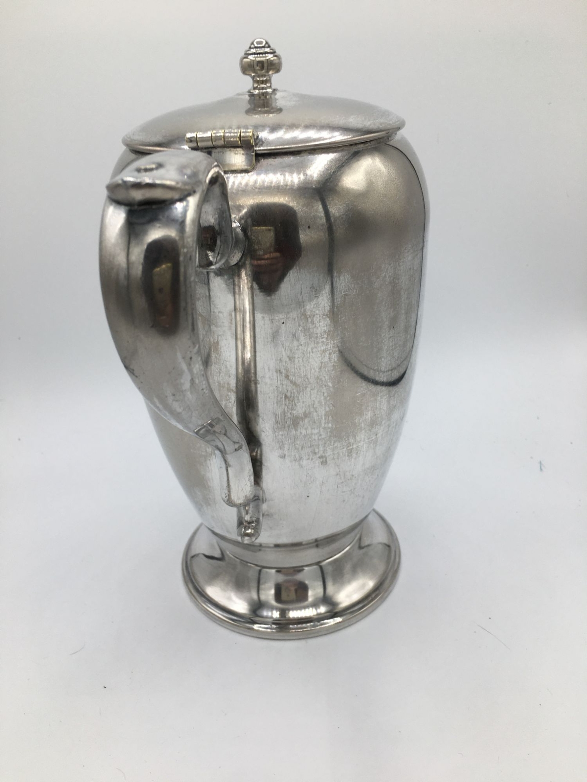 KEYSTONE SILVER COFFEE POT Silverplate Over Copper KEYSTONEWARE Vintage