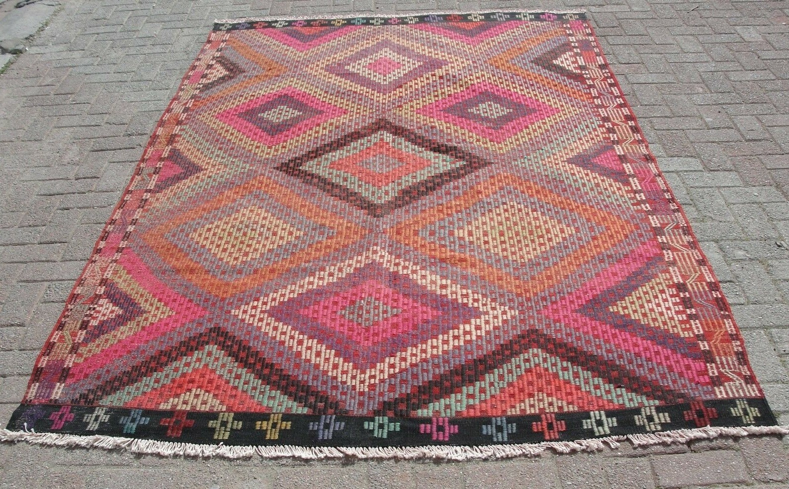 6×9 Turkish handmade Area kilim Rugs for living room