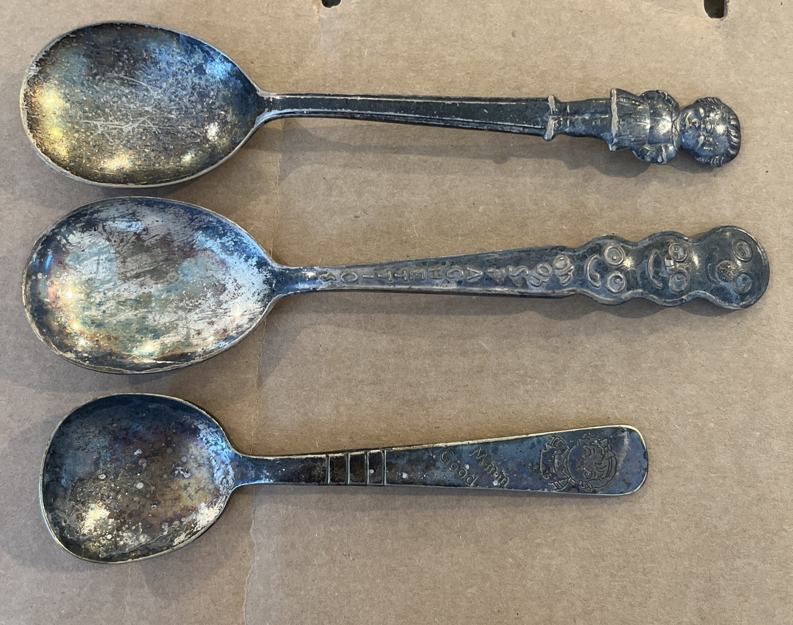 Set Of 3 -,SPAGHETTI-O’s SPOON, Mm Spoon in VG CONDITION!!