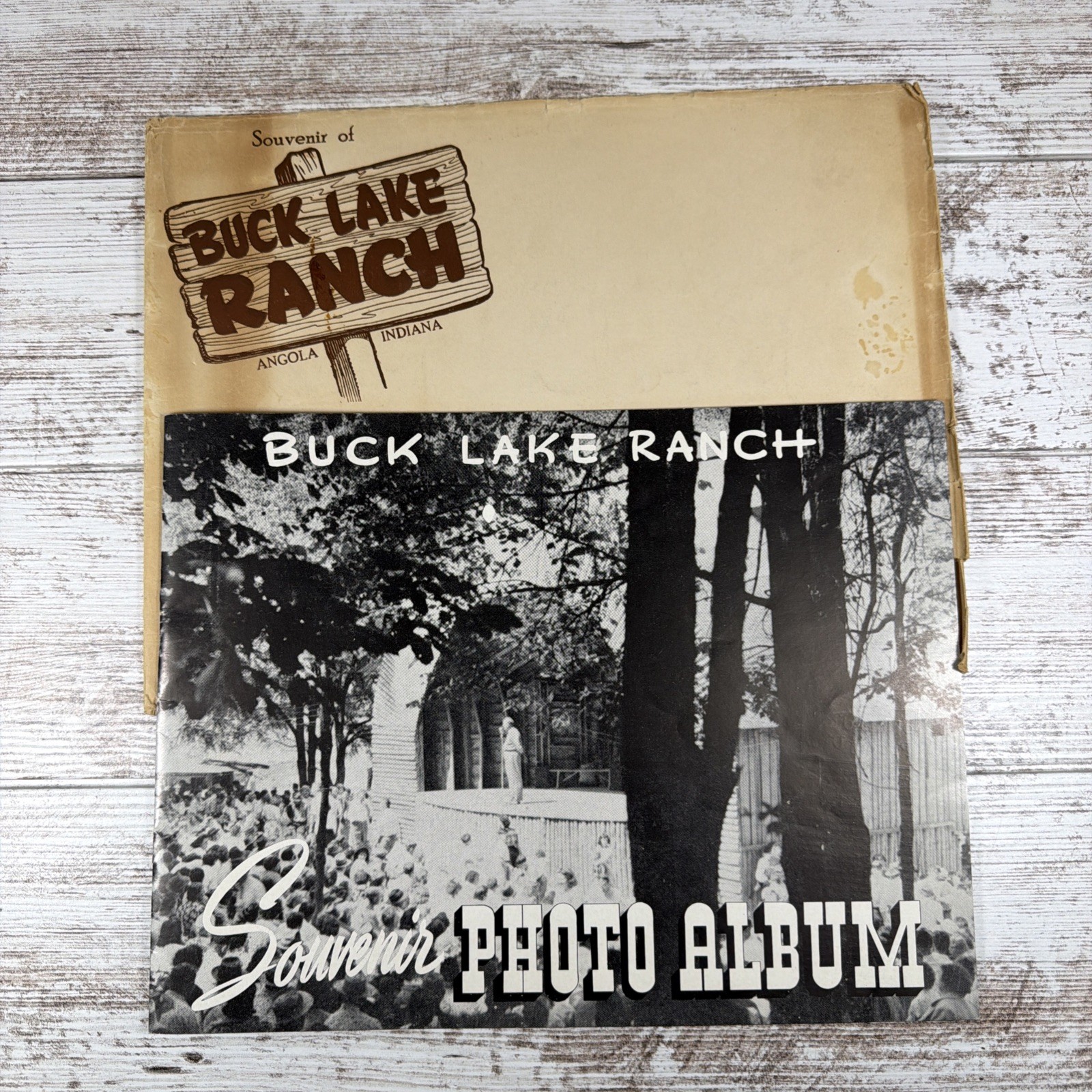 Buck Lake Ranch Souvenir Photo Album (1948) Signed by Eleanor & Harry Smythe