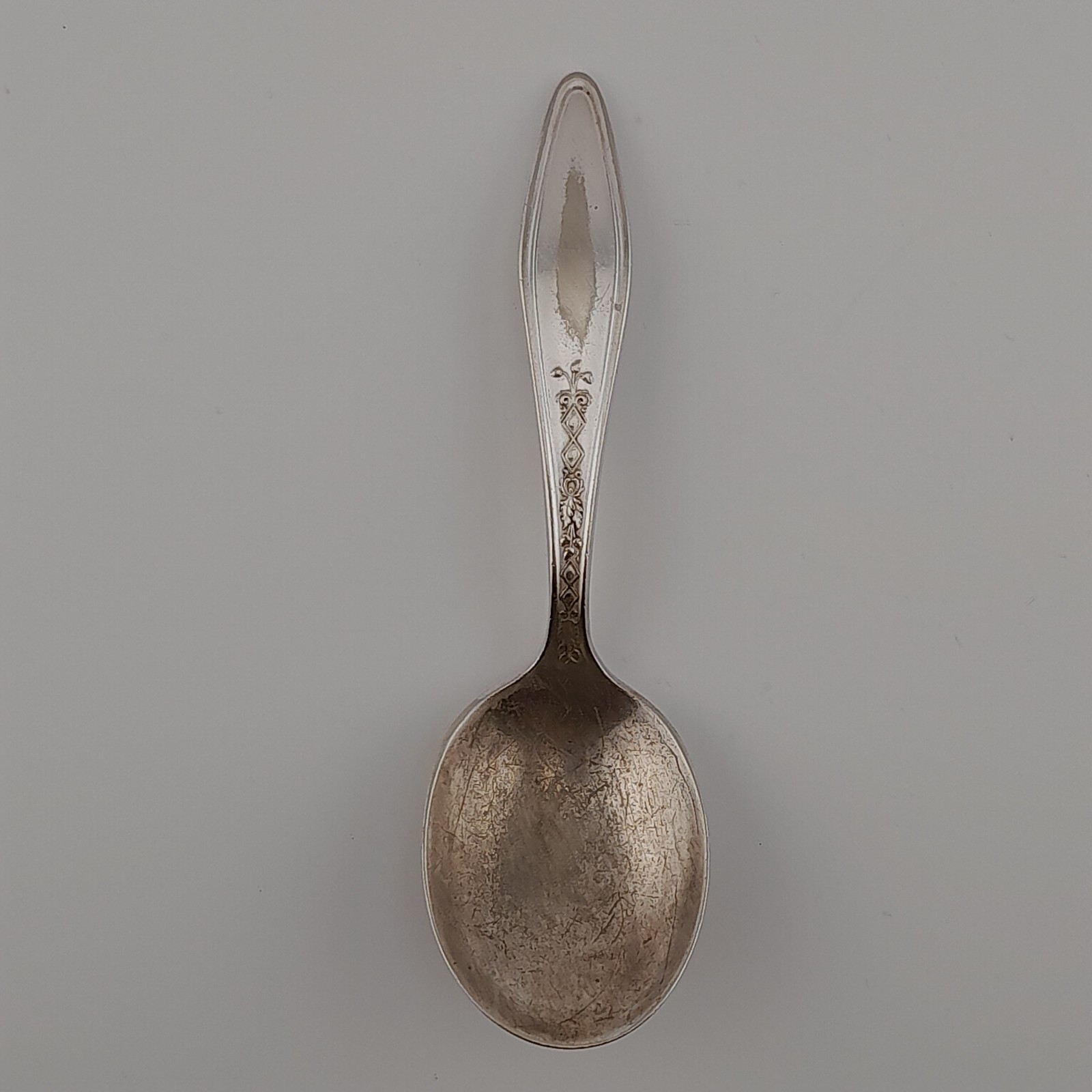 Stratford Plate Special CARMEN Silverplate Vintage Baby Infant Spoon 1927