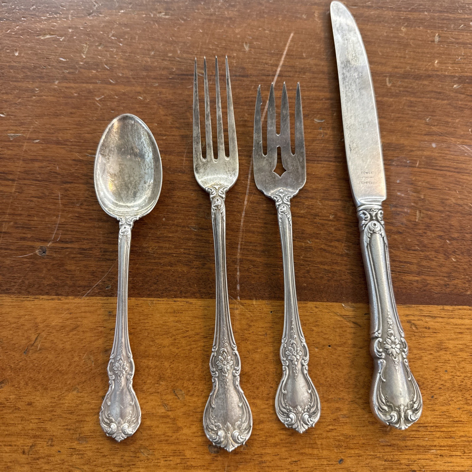 Old Master by Towle Sterling Silver Regular Size Place Setting(s) 4pc