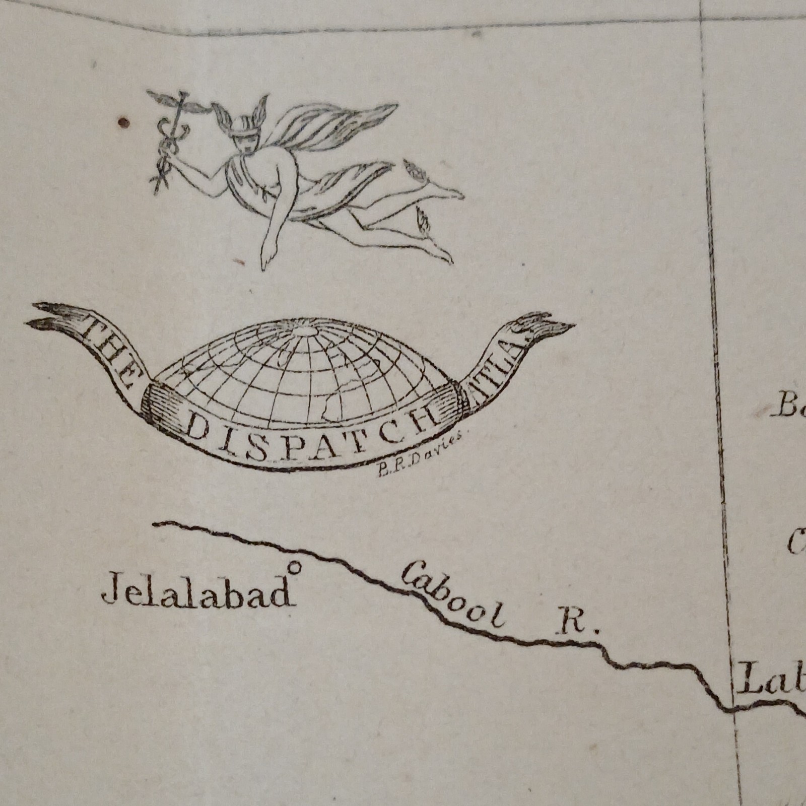 Weekly Dispatch Atlas, Edward Weller, India: The Punjab Cashmere And C. 1857