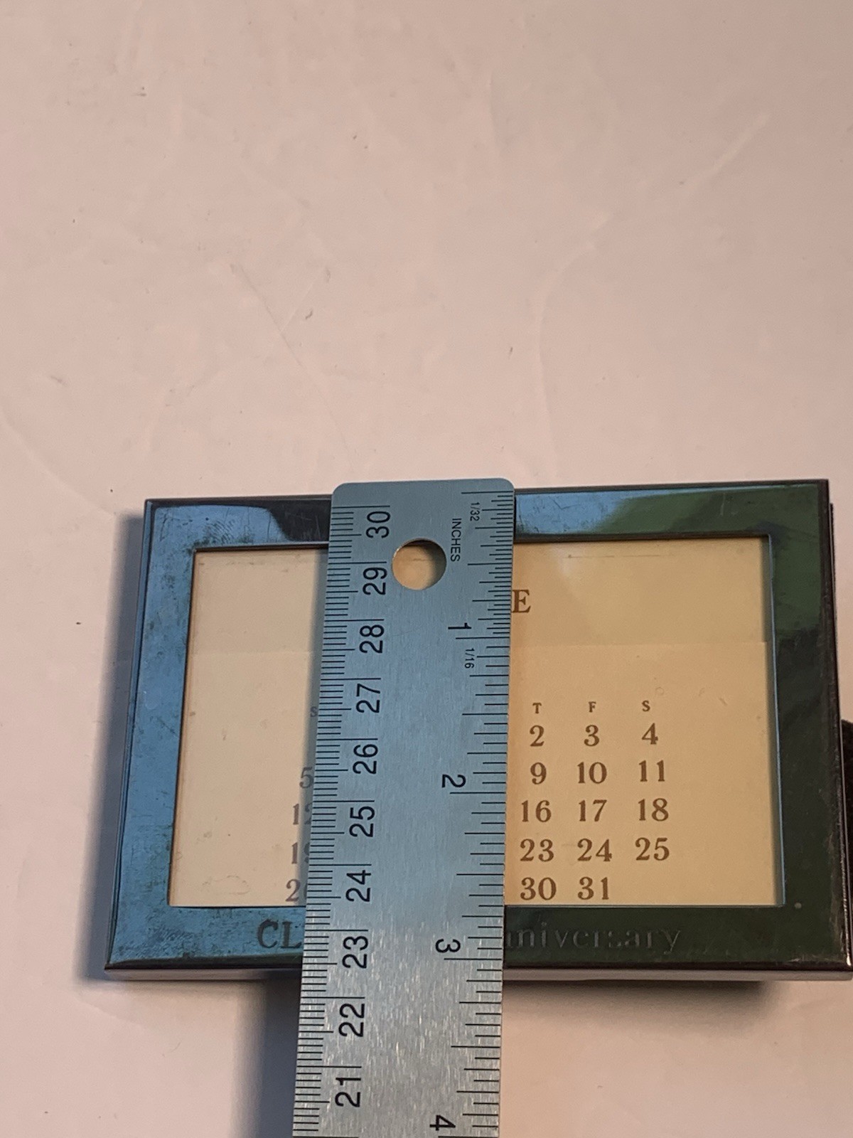Vtg Tiffany & Co. Silver Plated Vintage Perpetual Desk Calendar Monogramed