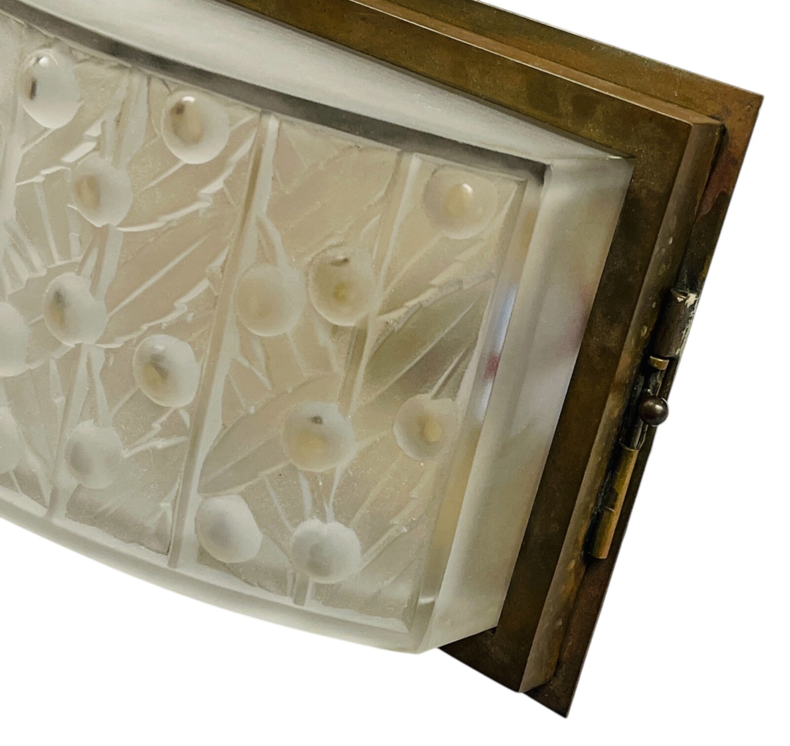 Vintage Signed Jean Gauthier EJG French Art Deco Wall Light Circa 1930 France