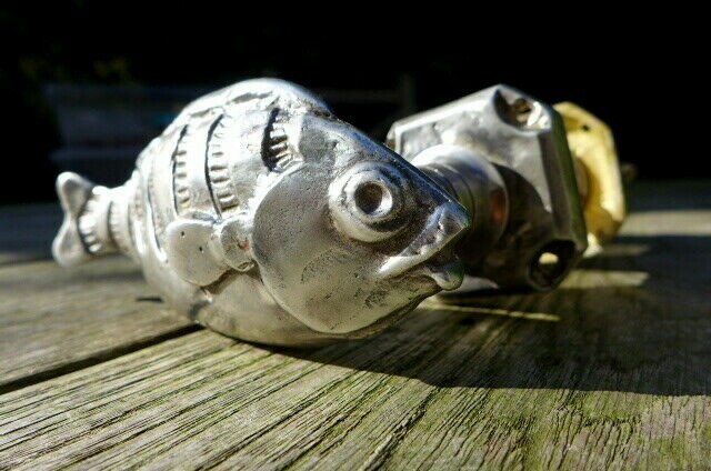 Vintage Beautiful Door Handle with Fish Shaped Handle Design Very Unique Set