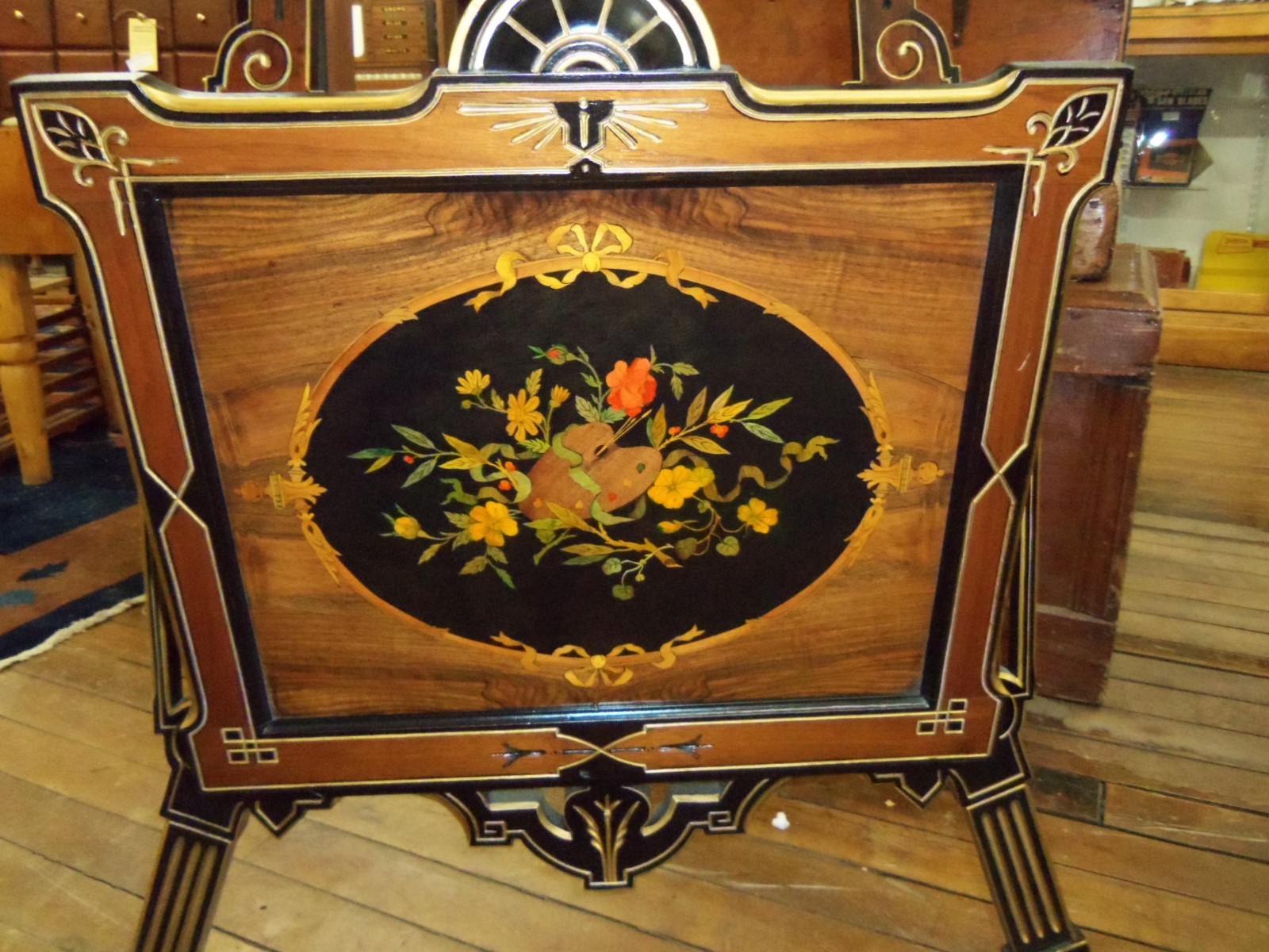 Antique Art Display Easel American Renaissance 1860-1890