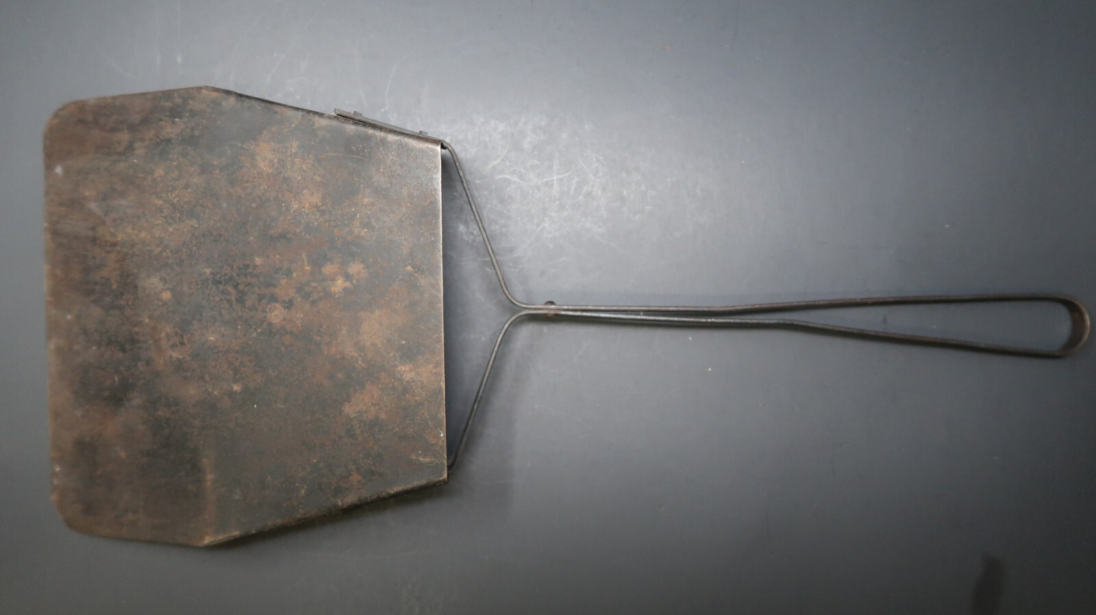 Antique Blacksmith Forged Fireplace Tongs & Ash Shovel Set