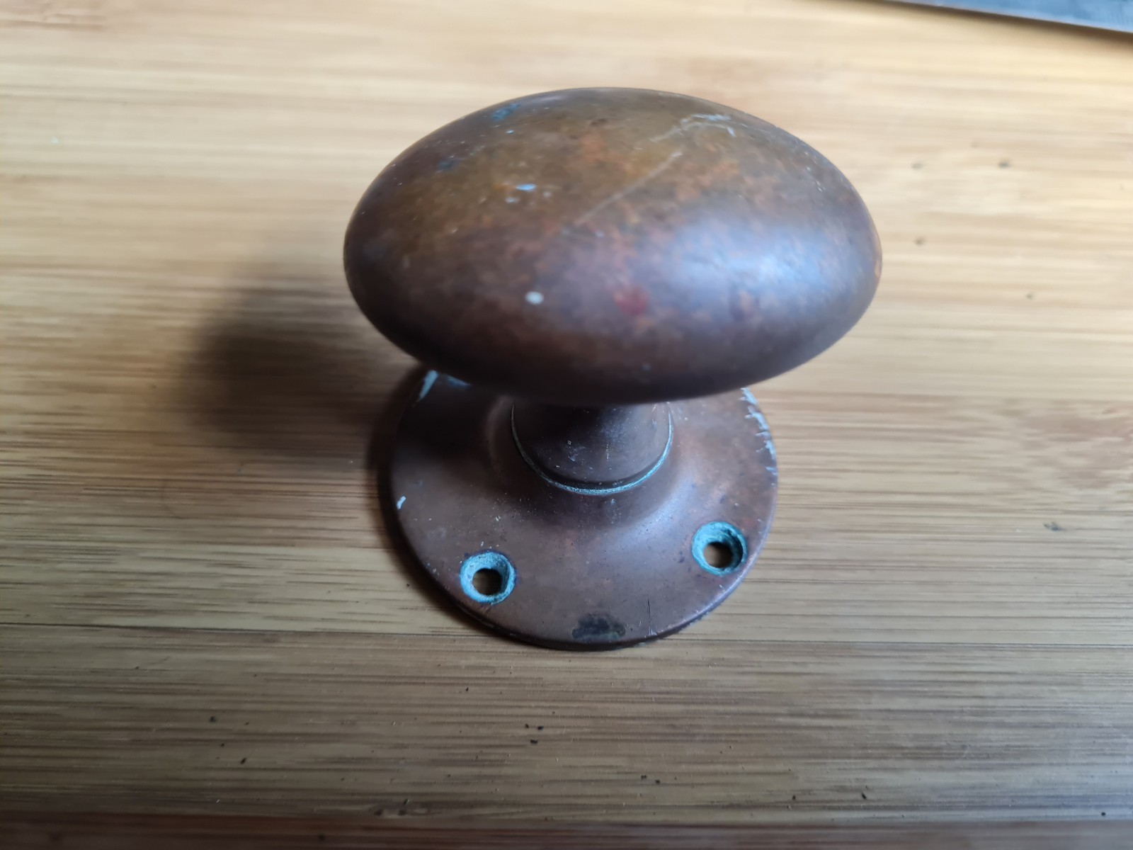 One Single Old vintage Brass door handle/pull (Doesn’t Turn)