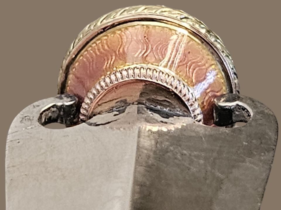 Karl FABERGÉ / Michael PERCHIN Gold – Enamel Silver / Bowenite – Letter Opener