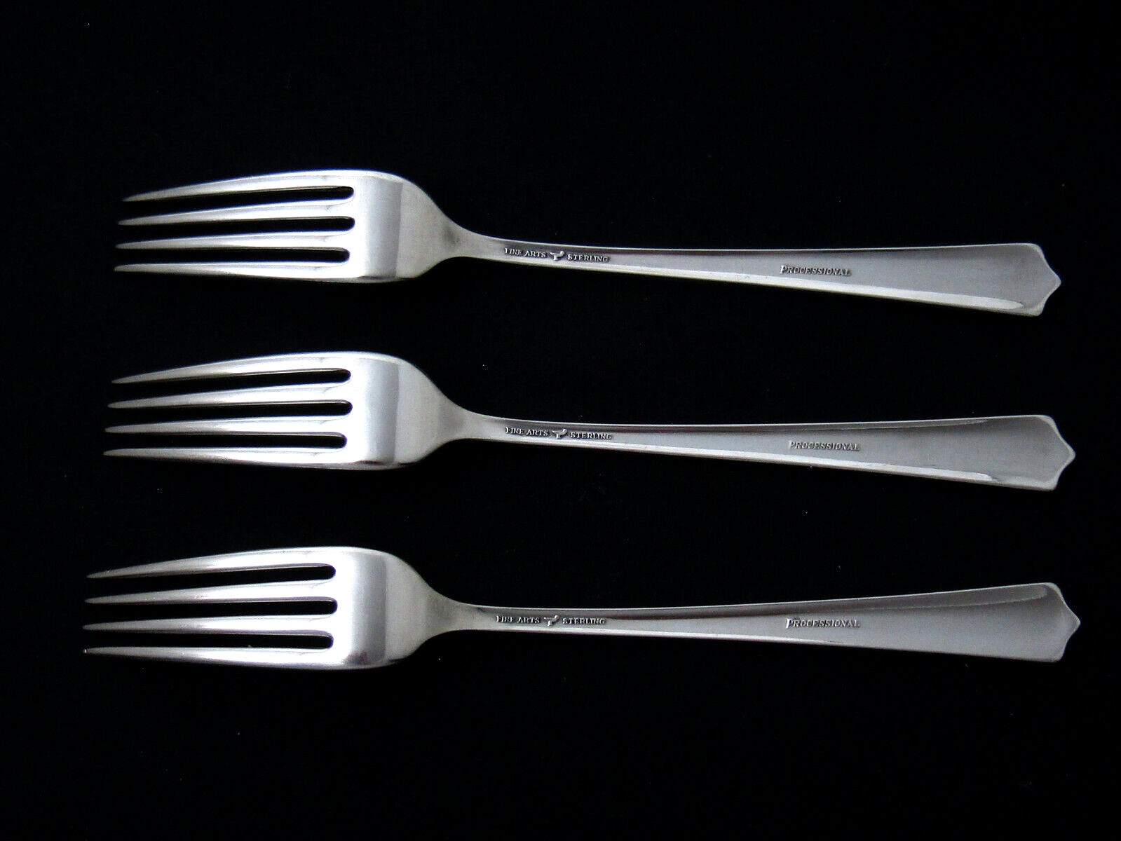 ❤️ FINE ARTS c. 1947 PROCESSIONAL STERLING FLATWARE SET 27pC