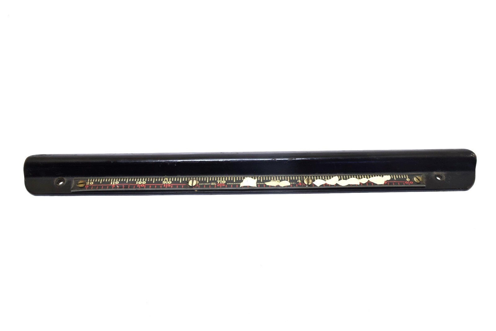 Antique Underwood No 5 Standard Typewriter Part (Front Scale)