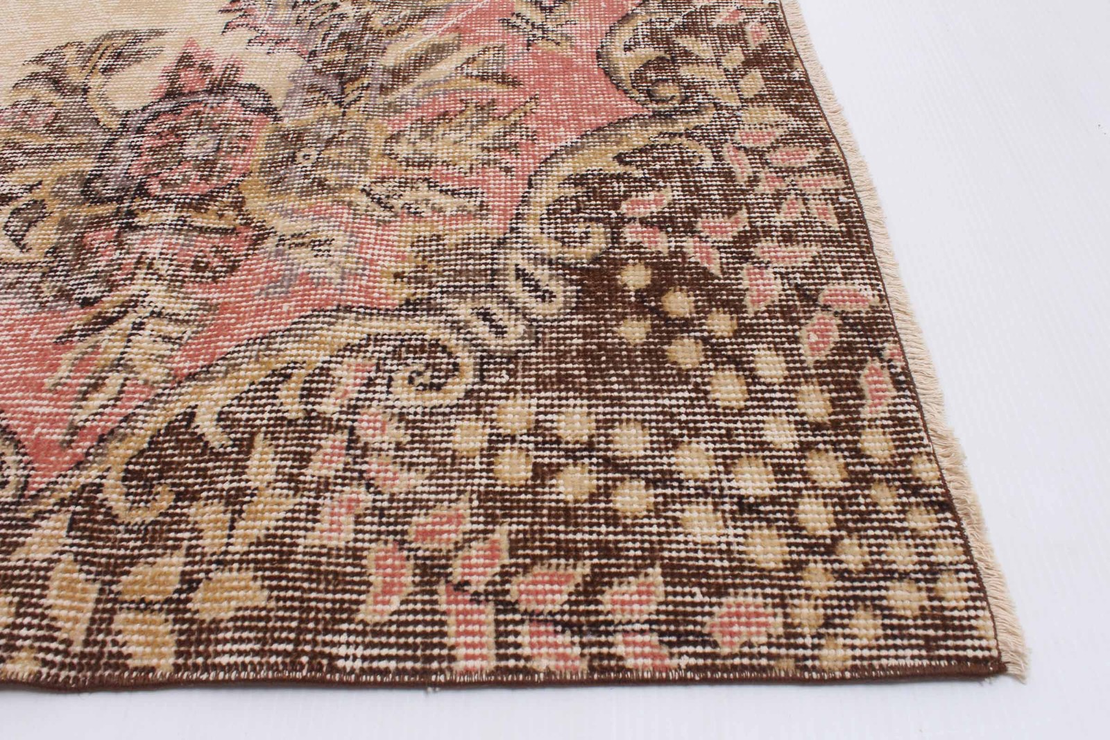 Traditional Vintage Hand-Knotted Area Rug 5’11” x 8’10” Oriental Wool Carpet