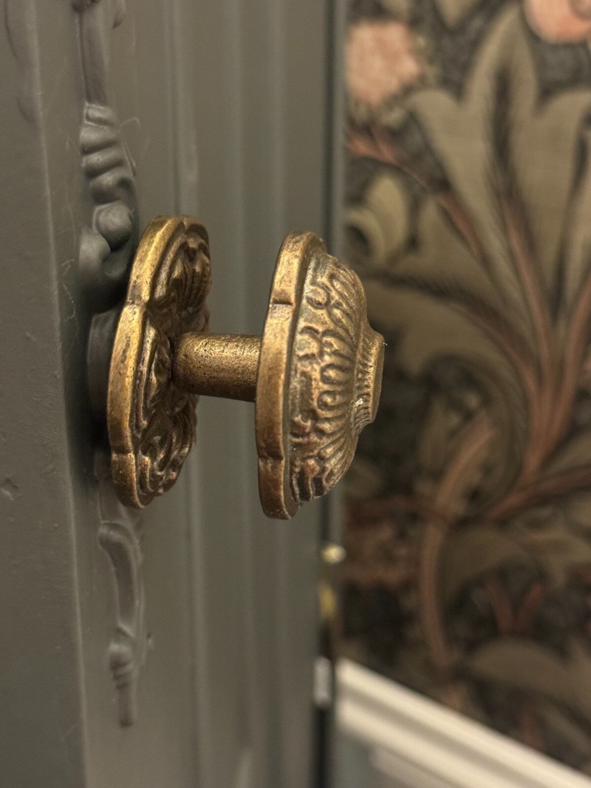 1 Reclaimed Antique Bronze Edwardian Door Knobs Handles Furniture Hardware pulls